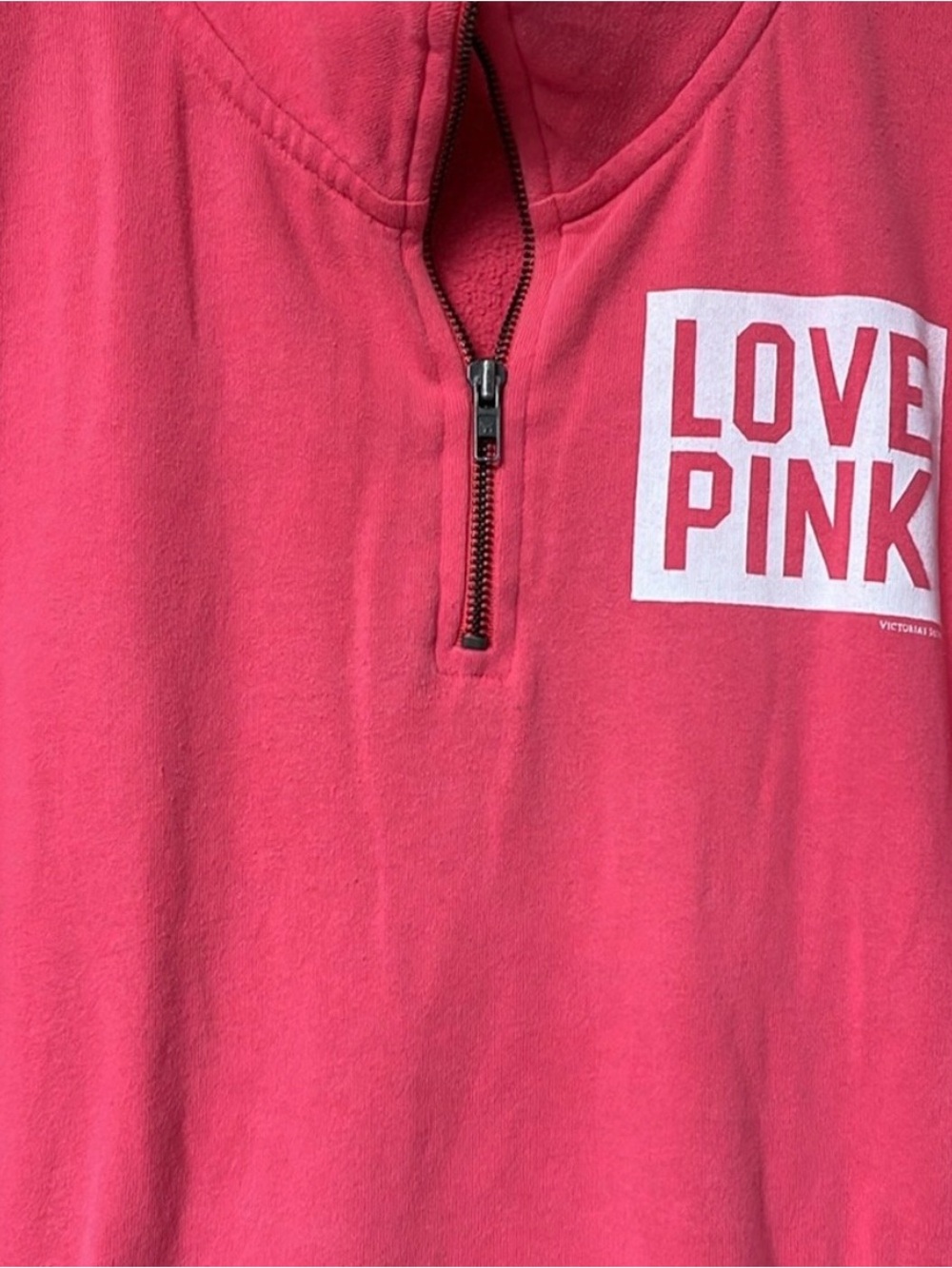 Pink sweatshirt size xs